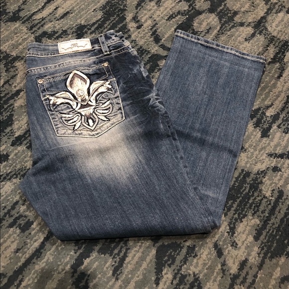 ‼️SOLD‼️ NWT Womens Miss Me Mid-Rise Easy Boot Jeans Size 36 - Picture 1 of 14